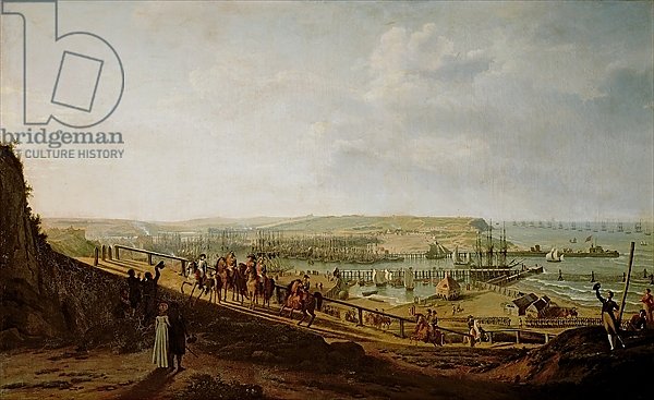 Napoleon I Visiting the Camp at Boulogne in July 1804, 1806