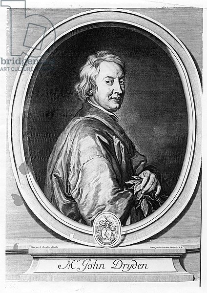 John Dryden engraved by Gerard Edelinck