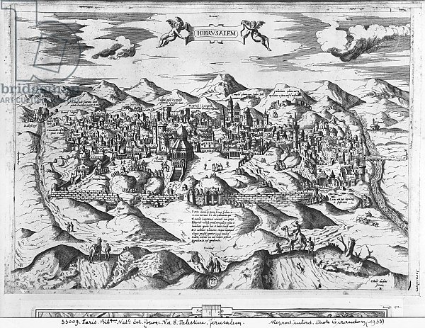 View of Jerusalem, 1570 ?