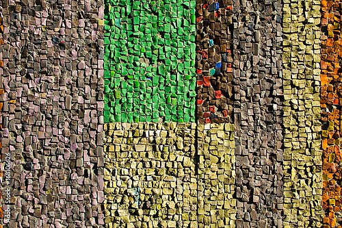 Цветной мозаичный фон керамической плитки