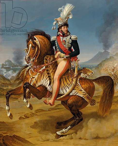 Equestrian Portrait of Joachim Murat 1812