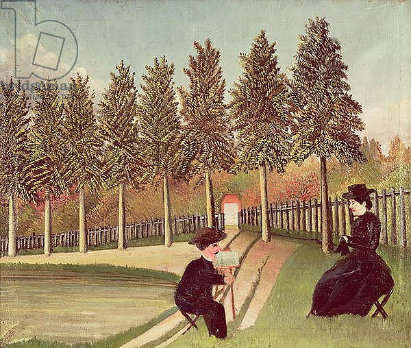 The Artist Painting his Wife, 1900-05