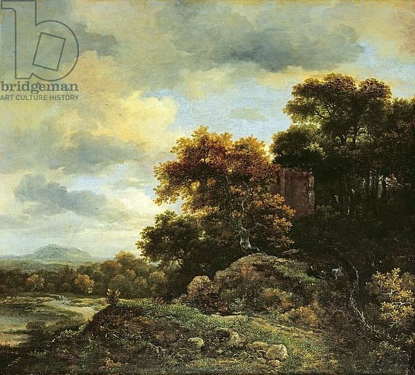 Landscape with Wooded Hillock