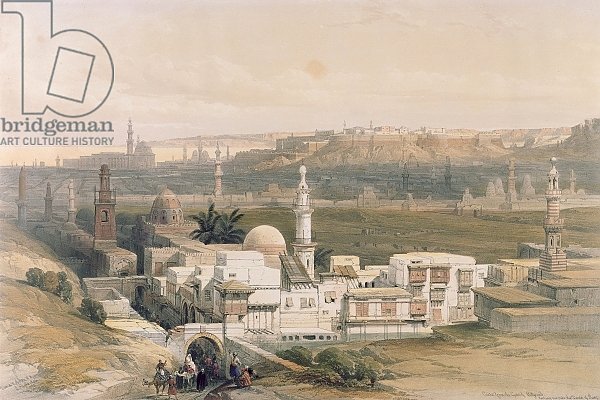 Cairo from the Gate of Citizenib, looking towards the Desert of Suez, from 