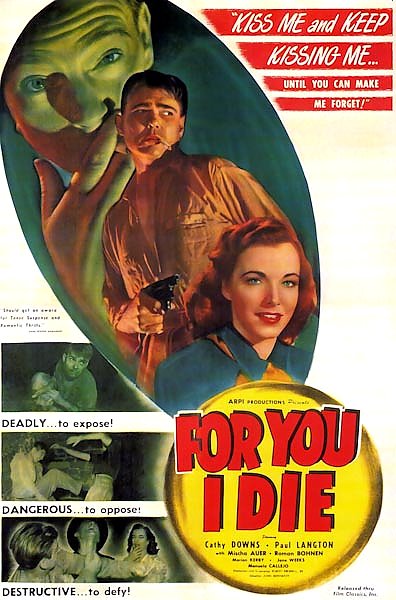Film Noir Poster - For You I Die