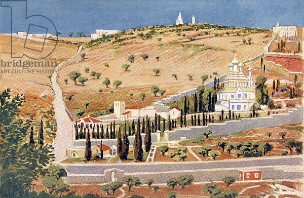 The Mount of Olives, Jerusalem, c.1910