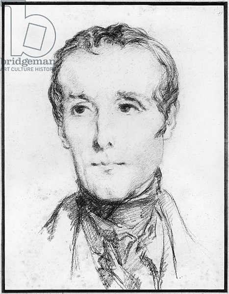 Portrait of Alphonse de Lamartine, c.1848