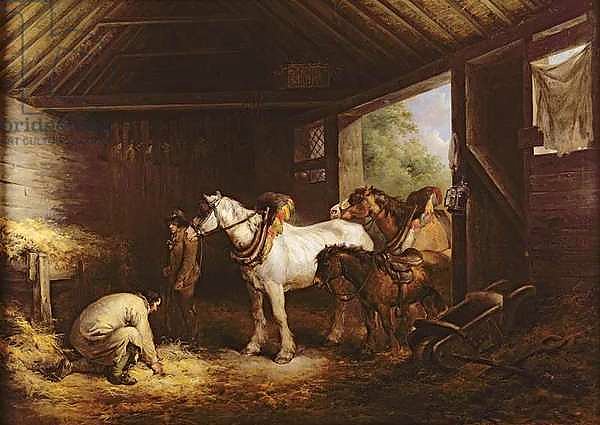 Inside a Stable