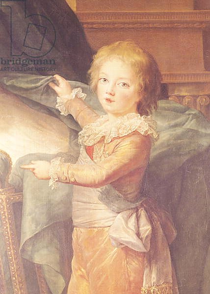Marie-Antoinette and her Children, detail of Louis-Joseph-Xavier