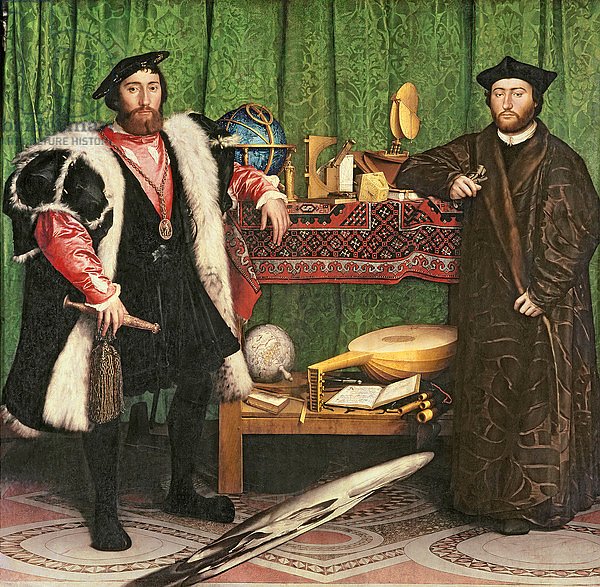 The Ambassadors, 1533 3