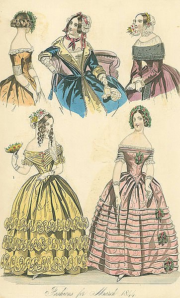 Fashions for March 1844 №1