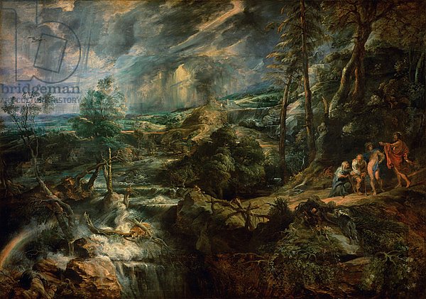 Landscape with Philemon and Baucis c.1625