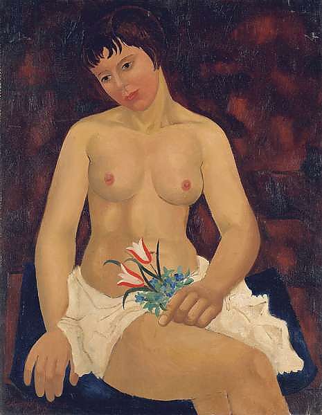 Nude with Tulips, 1927