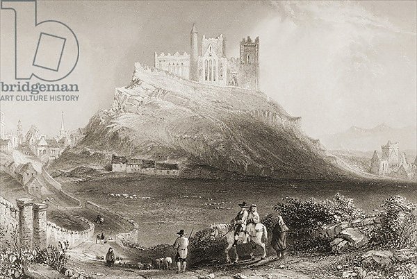 The Rock of Cashel, County Tipperary, Ireland. 1860s