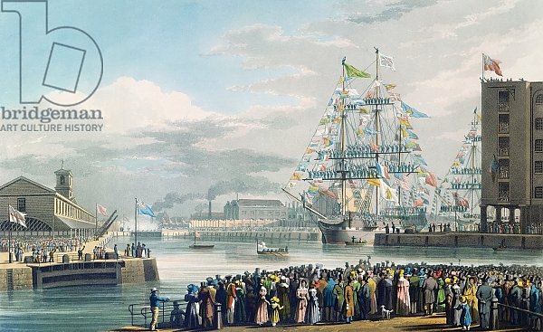 The Opening of St. Katharine Docks, Saturday the 25th October 1828