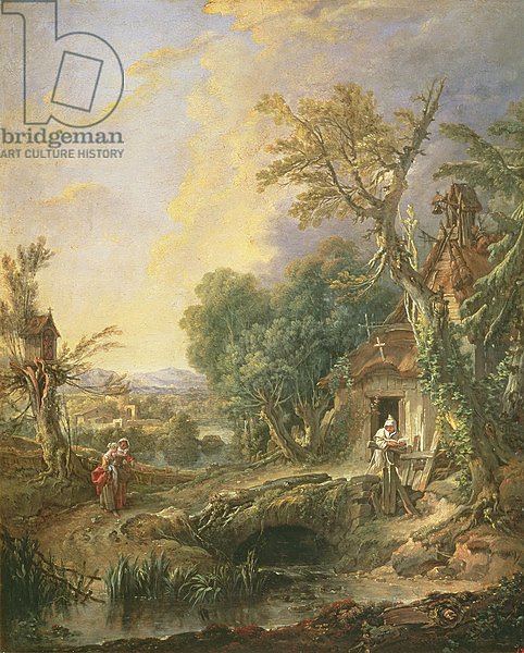 Landscape with a Hermit, 1742