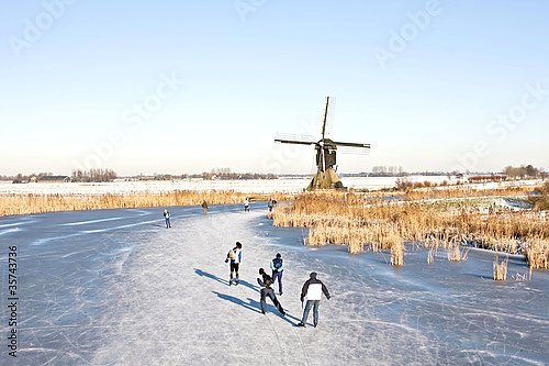 Катание на коньках, Голландия