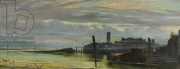 Twilight in the Lagoons near Venice, 1875-85