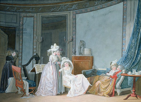 Meeting in a Salon, 1790