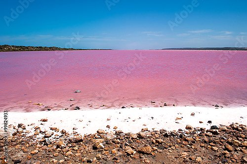 Розовое озеро, Австралия
