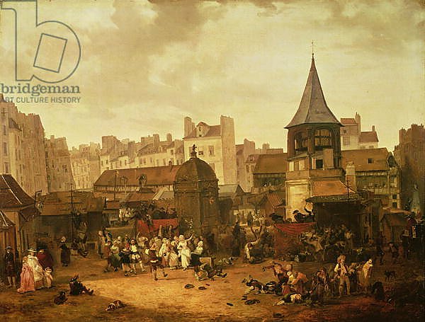 Rejoicing at Les Halles to Celebrate the Birth of Dauphin Louis of France 21st January 1781, 1783