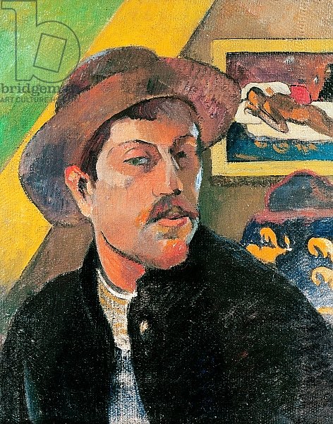 Self Portrait in a Hat, 1893-94