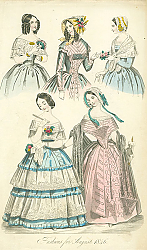 Постер Fashions for August 1846 №1 1
