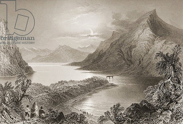 Lough Inagh, Connemara, County Galway, 1860s