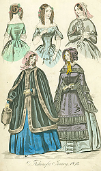 Постер Fashions for January 1846 1