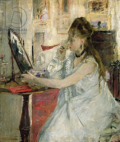 Young Woman Powdering her Face, 1877