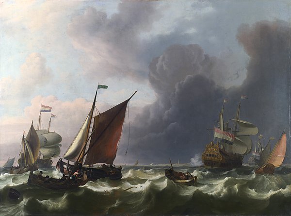 Dutch Men-of-war off Enkhuizen