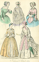 Постер Fashions for September 1847 №2 1