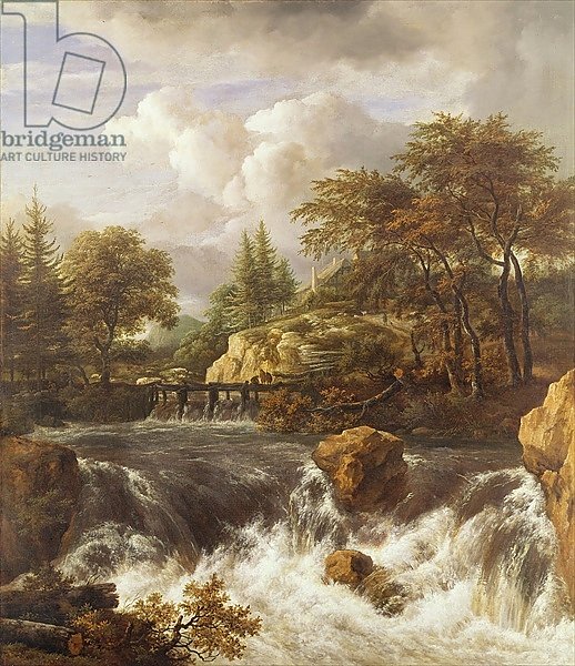 A Waterfall in a Rocky Landscape, c.1660-70