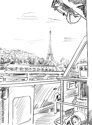 Париж в Ч/Б рисунках #28