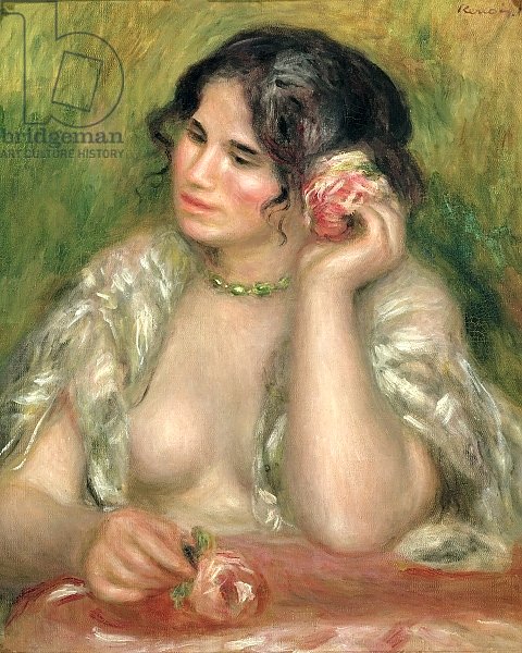 Gabrielle with a Rose, 1911