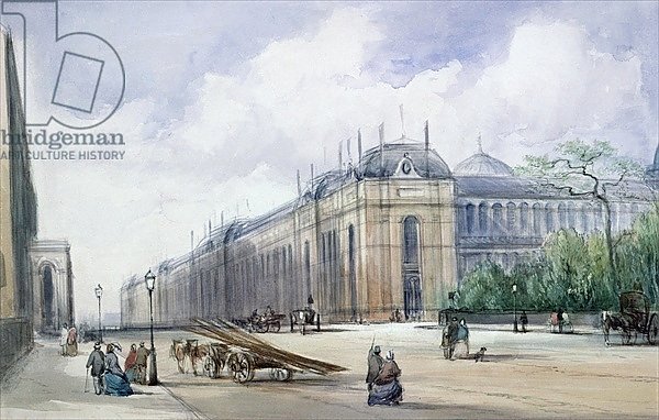 South-east Aspect of the 1862 Exhibition Building, looking along Cromwell Road