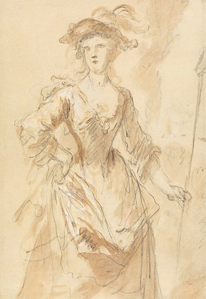 Portrait of a Young Lady as a Shepherdress