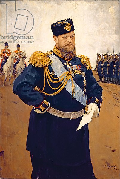 Portrait of Tsar Alexander III, 1900