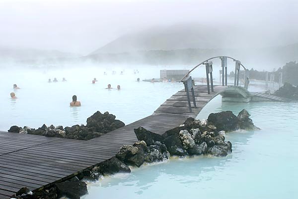 Термальные источники. Голубая лагуна. Исландия
