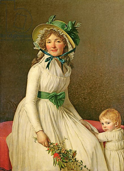 Madame Pierre Seriziat with her Son, Emile 1795