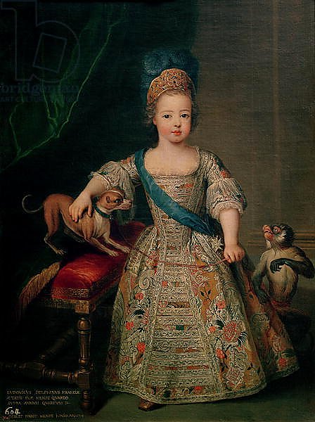 Louis XV as a child, 1714