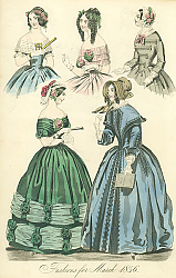 Постер Fashions for March 1846 №2 1