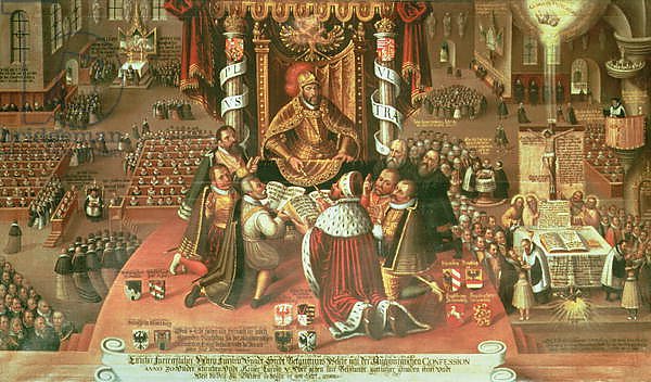The Delivery of the Augsburg Confession, 25th June 1530, 1617