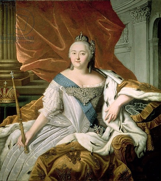 Portrait of Elizabeth Petrovna Empress of Russia, c.1750