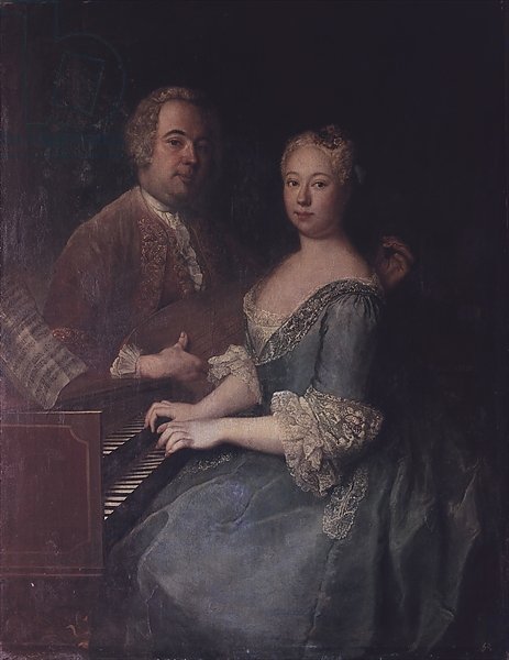 Karl-Heinrich Graun and his wife Anna-Louise, c.1735