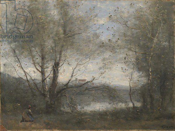 A Pond Seen Through the Trees, c.1855-65