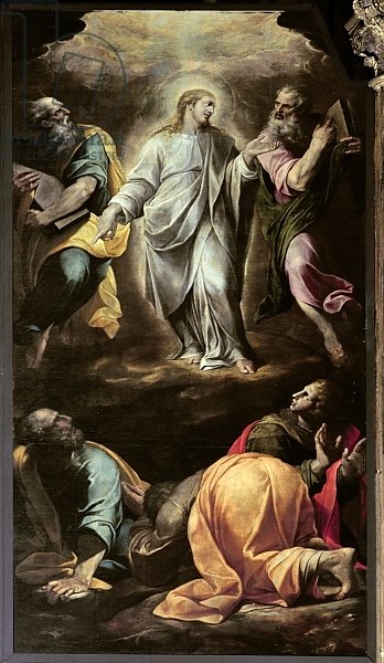 The Transfiguration of Christ from the organ, completed 1559-1602