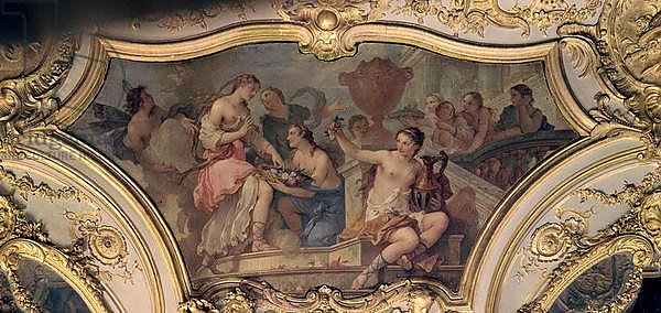 Decorative panel from the Oval Salon illustrating the Story of Psyche, 1732-39