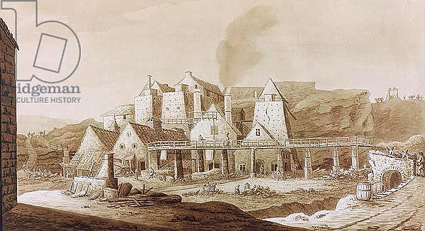 Works at Blaenavon, from 'An Historical Tour in Monmouthshire' by William Coxe, published in 1801