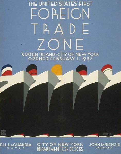 The United States first foreign trade zone